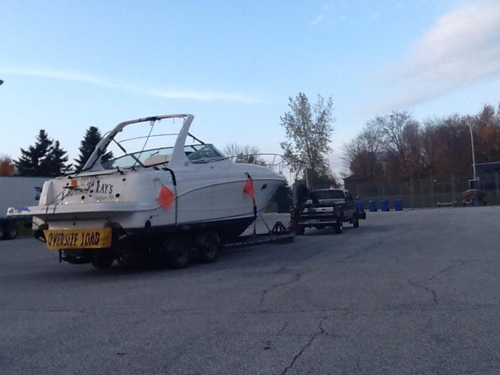 transport de bateaux Jonathan Langevin